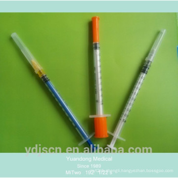 Disposable 1Ml Syringe With Needle